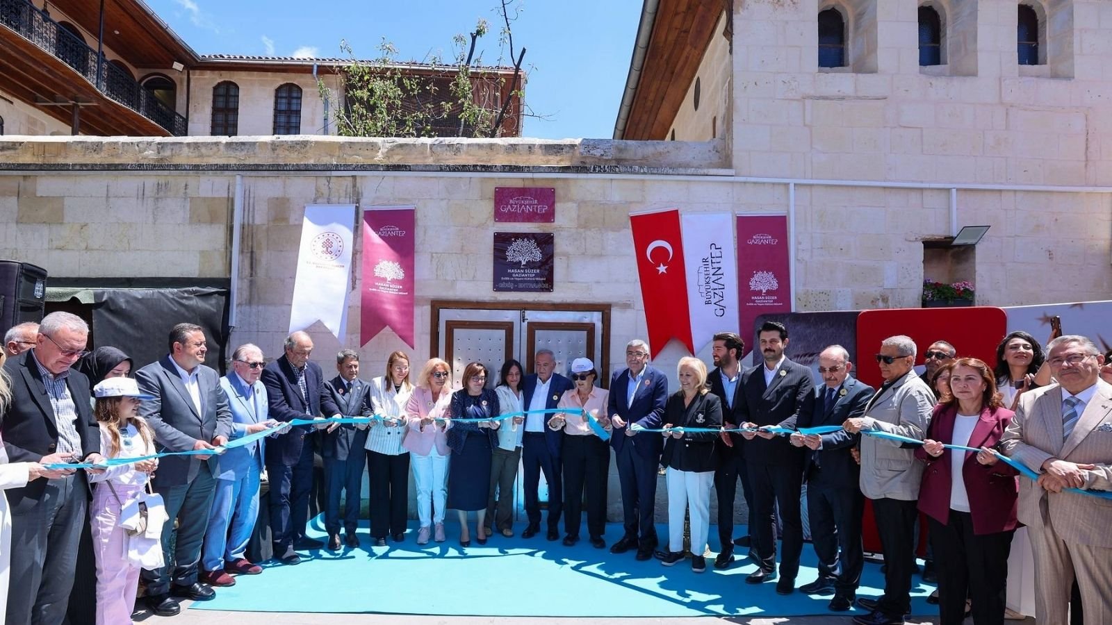 Gaziantep’te Hasan Süzer Evlilik ve Yaşam Kültürü Müzesi’nin açılışına ilişkin resmî haber görseli