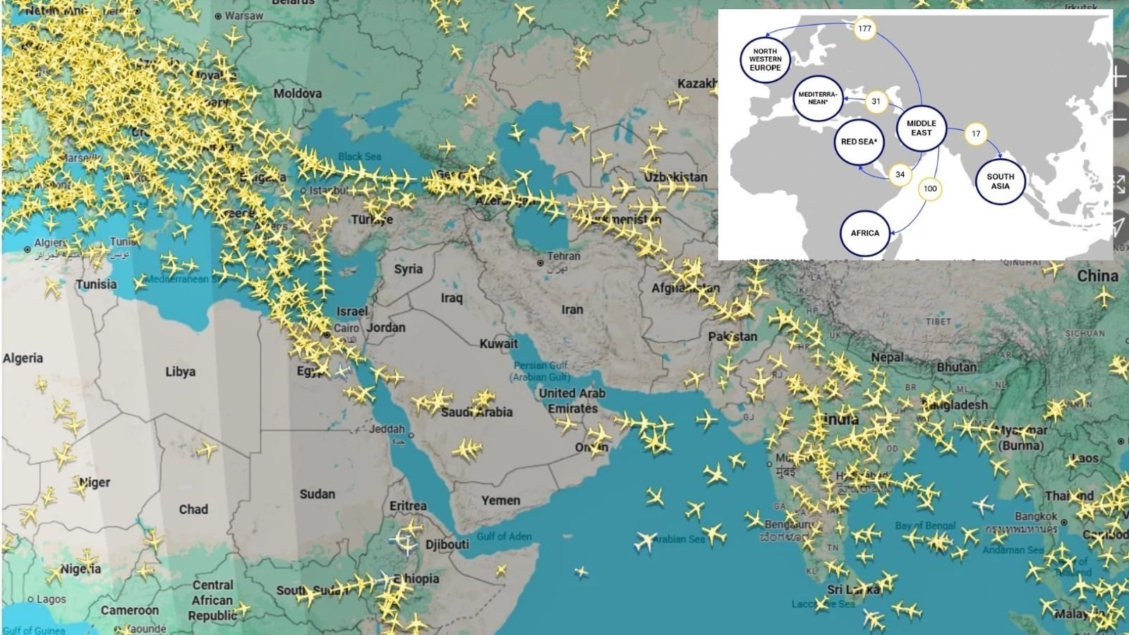 IATA basın sayfasında kullanılan yolcu trafiği ve havacılık görseli