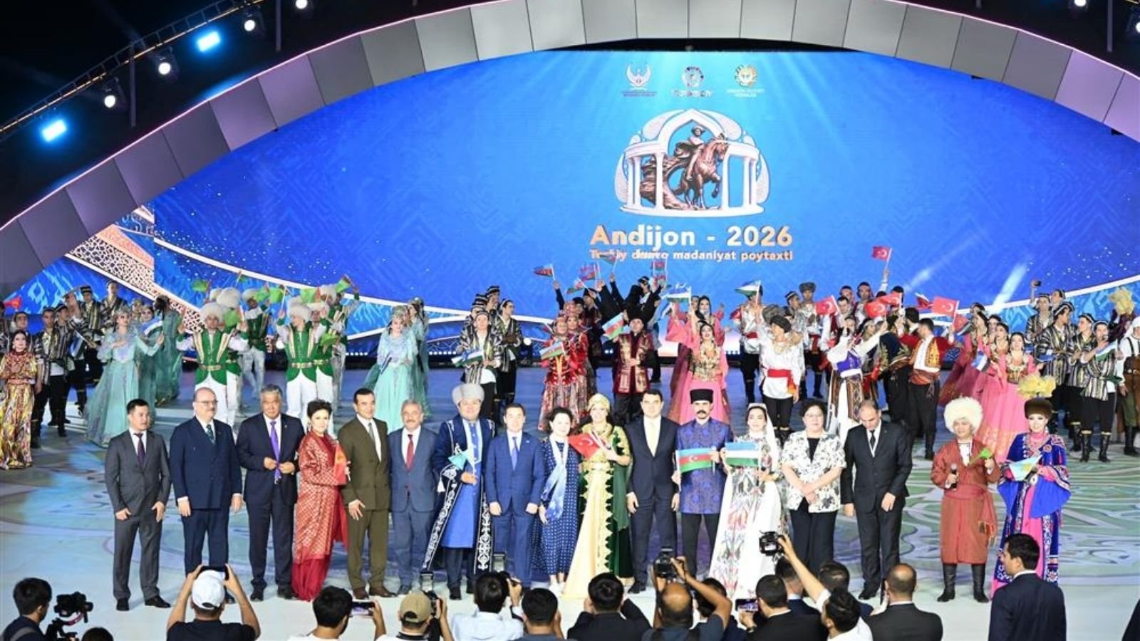 Andican 2026 Türk Dünyası Kültür Başkenti açılış töreninde sahne alan sanatçılar ve resmi konuklar