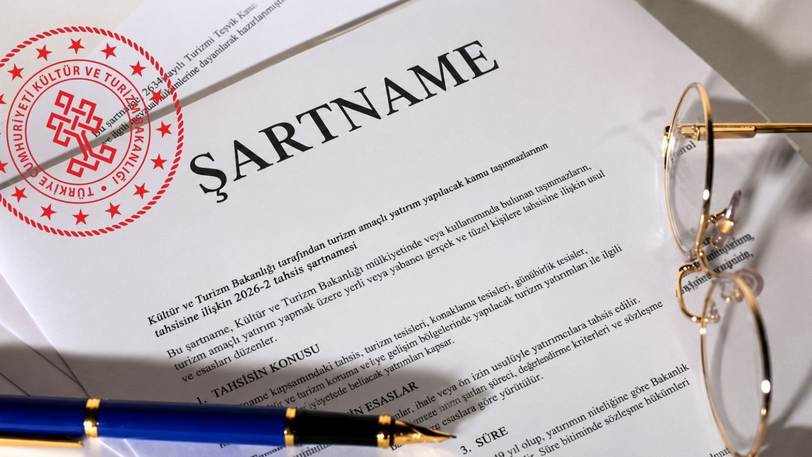 Turizm yatırımları için kamu taşınmazı tahsis şartnamesine ilişkin resmi duyuru sayfası