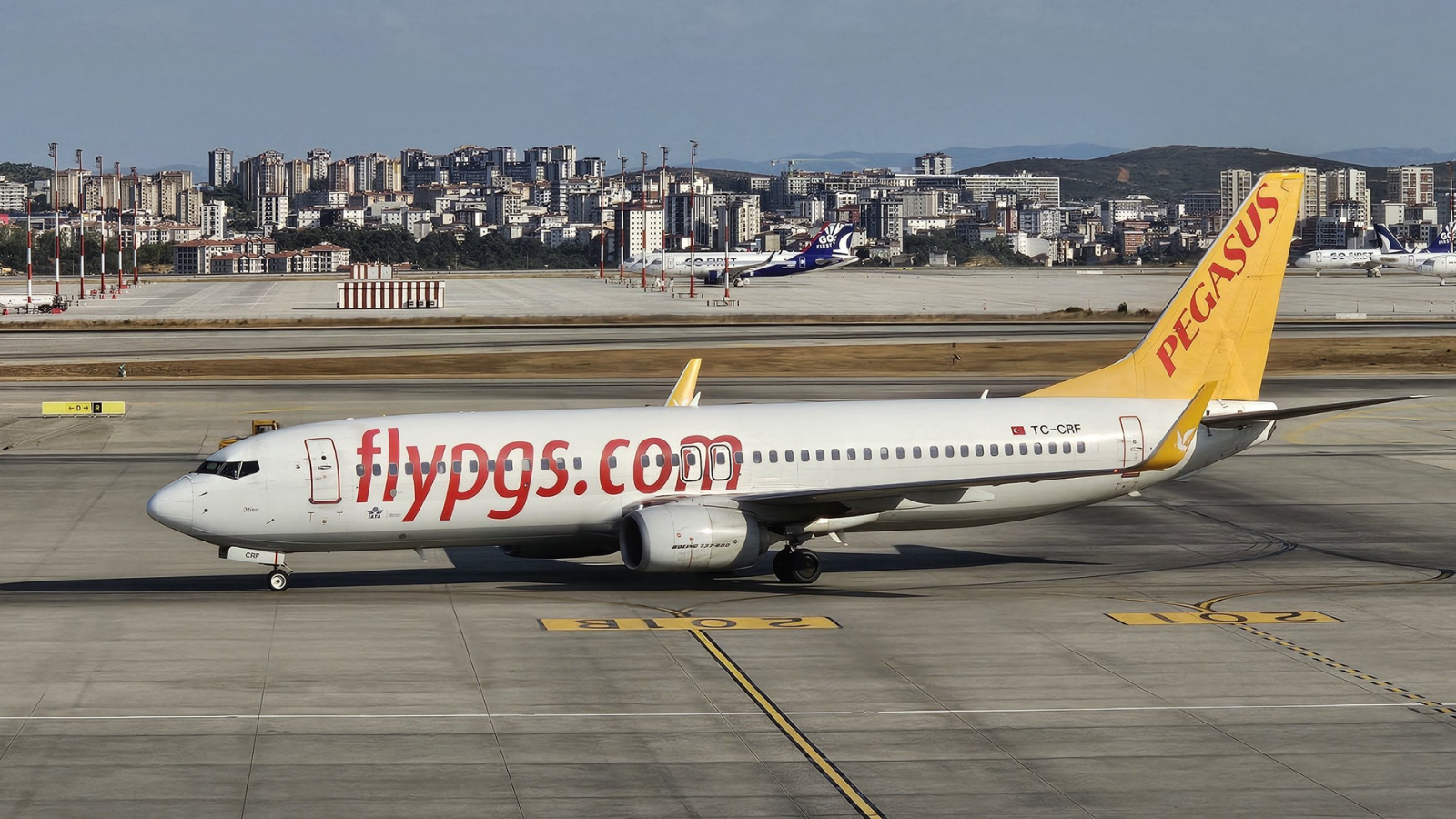 Pegasus uçağı ve yolcu trafiği