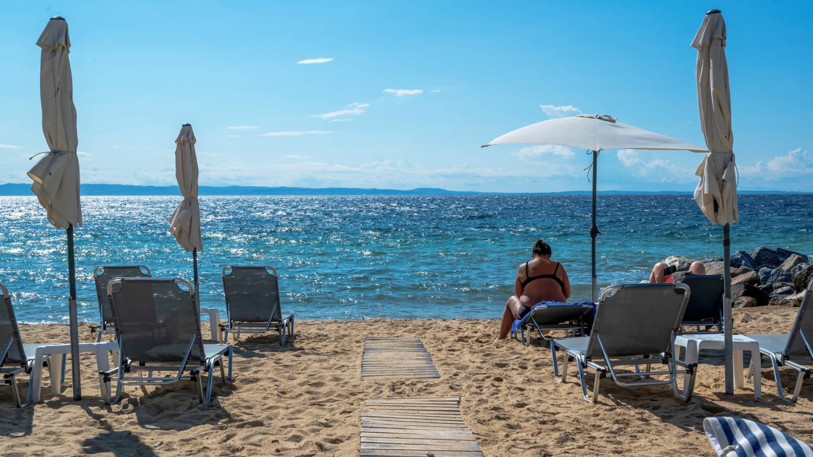 Muğla kıyılarındaki turizm tesisleri ve sahil