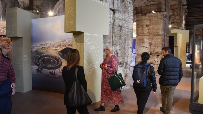 Göbeklitepe sergisi Roma’da son ziyaretçilerini ağırlıyor