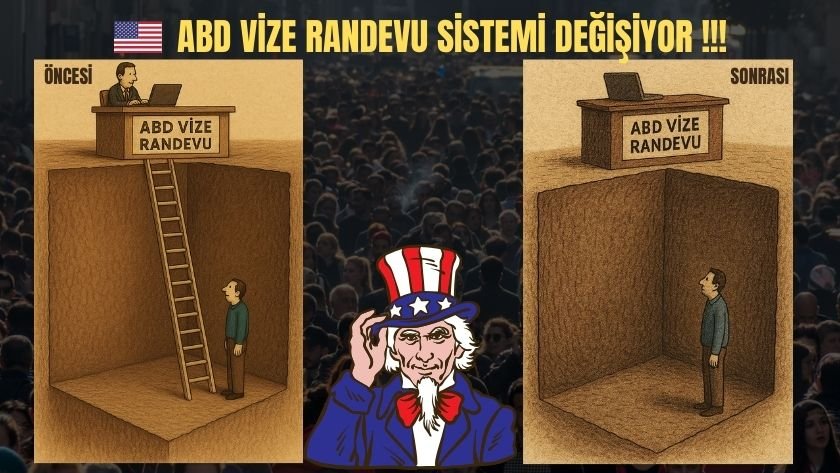 ABD vize randevu sistemi değişiyor, endişeler artıyor