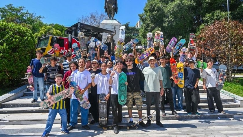 Dünya Kaykay Günü Beşiktaş İnönü Parkı’nda kutlandı