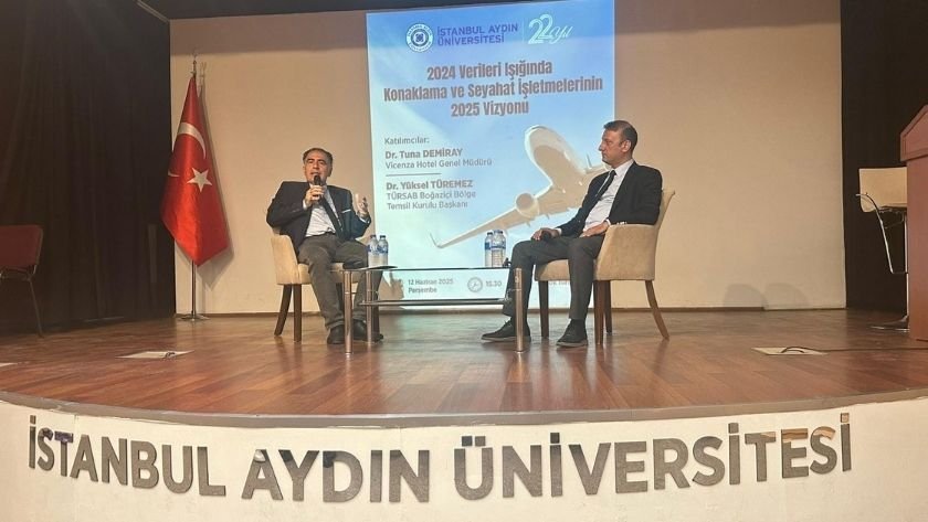 Yüksel Türemez turizm paneli Aydın Üniversitesi