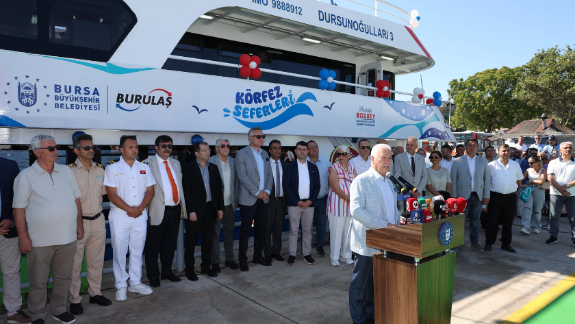 Bursa’da körfez içi deniz ulaşımı yeniden başladı
