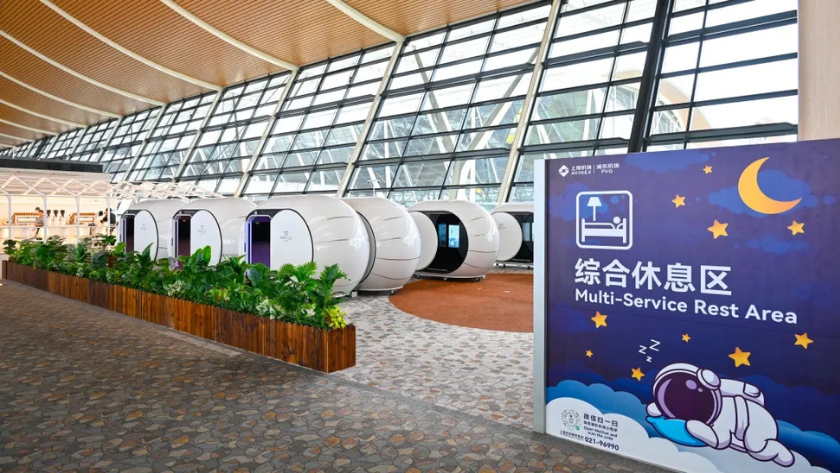 Pudong Havalimanı yolcu konforunu artırıyor