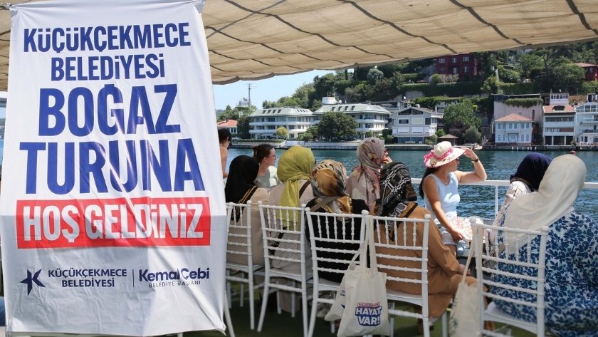 Küçükçekmece Belediyesi’nin kadınlara özel Boğaz turu