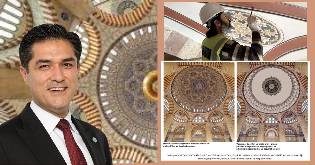 Selimiye Camii restorasyonu