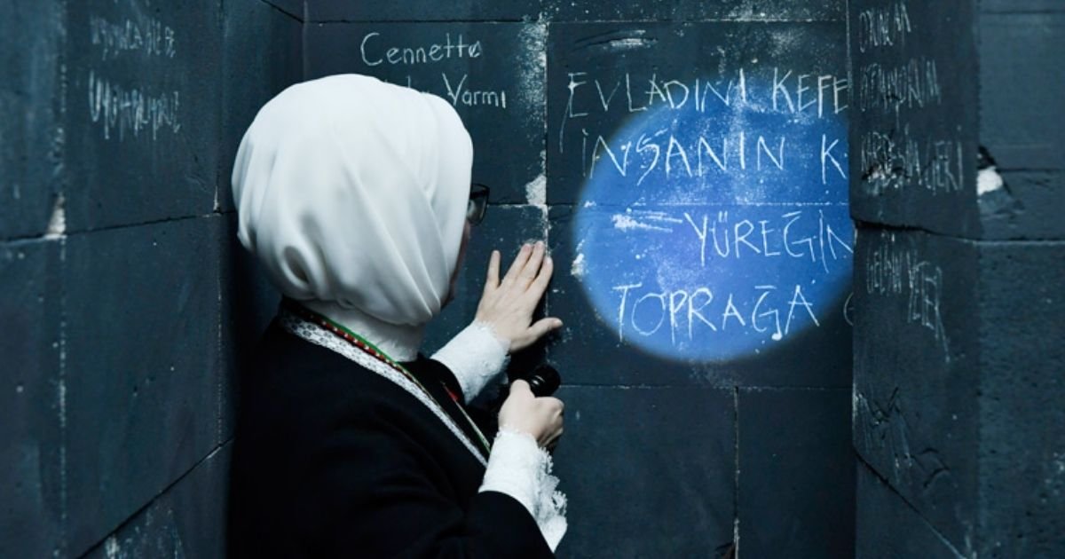 Emine Erdoğan Filistin Sergisi açılışında umut çağrısı